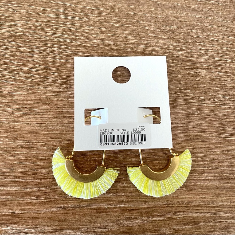 Madewell Arc Wire Fringe Earrings - Picture 2 of 3
